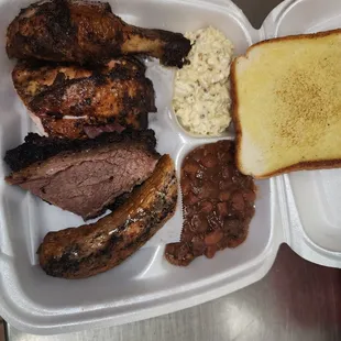 Smoked meat plate