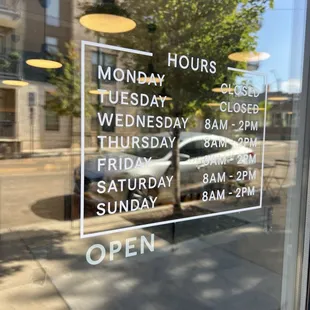 10/23/24 FYI, business hours