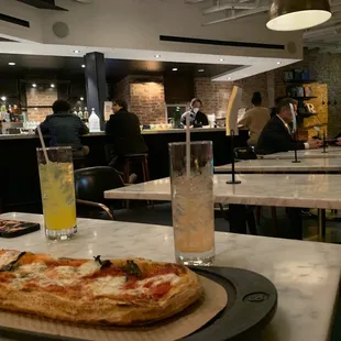 &amp;pizza and drinks