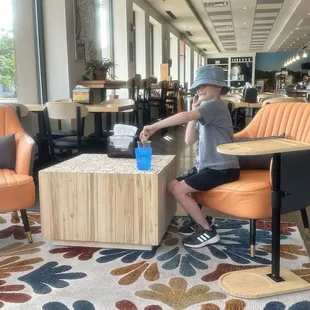 Love the new seating area