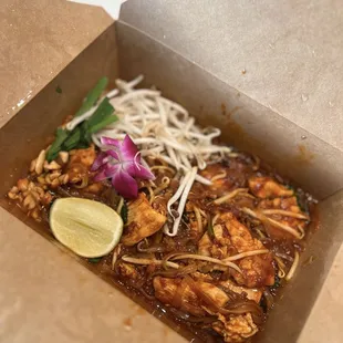 Chicken pad Thai