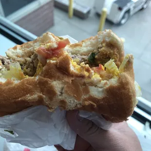 Chicken fried steak sandwich