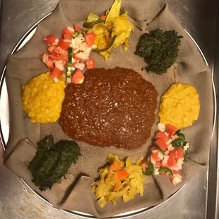 a plate of food