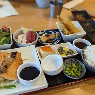 Salmon lunch special