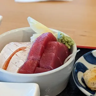 Sashimi from lunch special