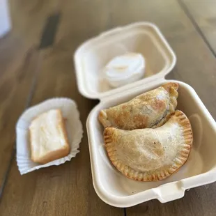 Colombian Empanadas and desserts