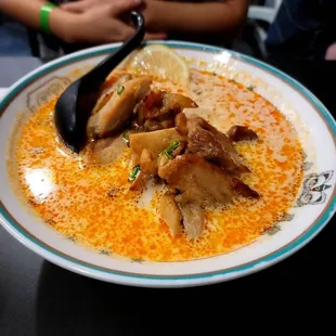 Laksa with chicken