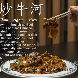 Cha Chaan Teng Culture 101: Stir-Fried Flat Noodles with Beef