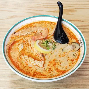 Laksa was tasty, but far from authentic.