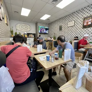 inside the restaurant