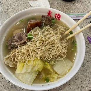 Wonton Noodle Soup