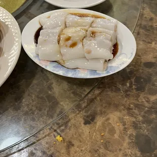 Noodles with a fried donut inside. I didn&apos;t try but thought I would snap a photo anyway!