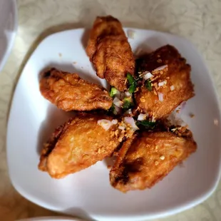 Salt &amp; pepper chicken wings