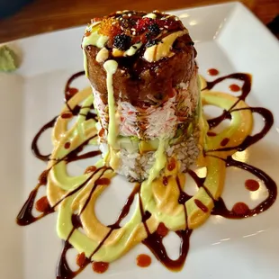 Mountain Roll. Like a tuna tower!
