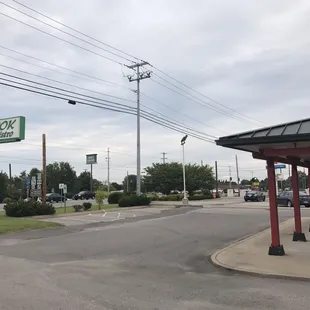 outside