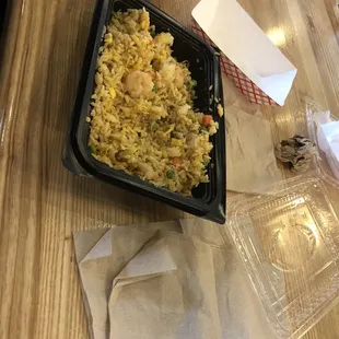Shrimp fried rice