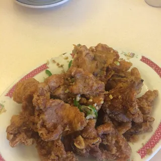 Spicy Salted Pork Over Rice