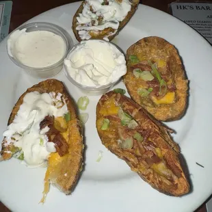 $14 potato skins! Don&apos;t waste your $$