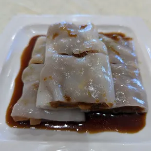 Beef &amp; Corn Rice Noodle Rolls