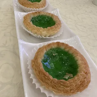 Pandan Flavor Custard Tart