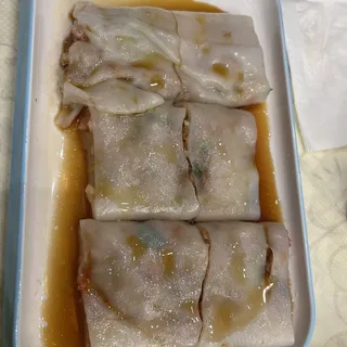 BBQ Pork Rice Noodle Rolls