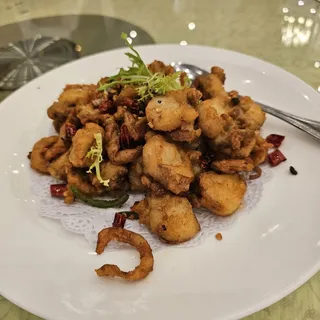 Deep-Fried Scallop w/Crispy Garlic /