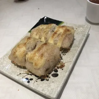 Broiled Sticky Rice w/Miso Wasabi Paste