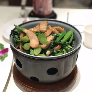 Sauteed Kurobuta Pork & String Bean w/Bamboo Shoot