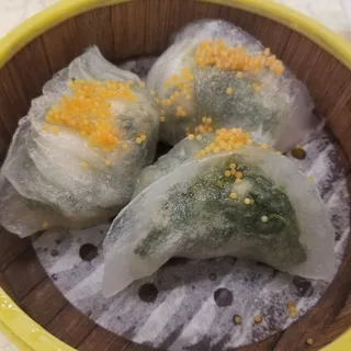 Spinach & shrimp Dumplings