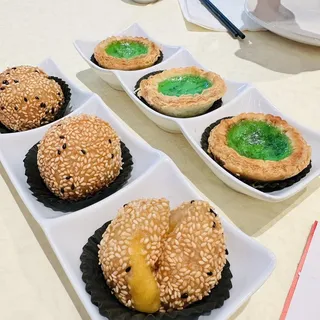 Pandan Flavor Custard Tart