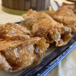 Fried Bean Curd Skin Roll w/Shrimp