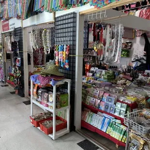 the inside of a store