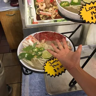 Their jumbo pho!
