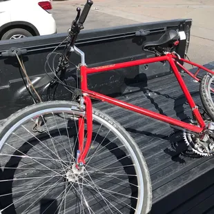 Swapped handlebar stem piece. Great service.