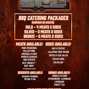 Catering available call to book today‼