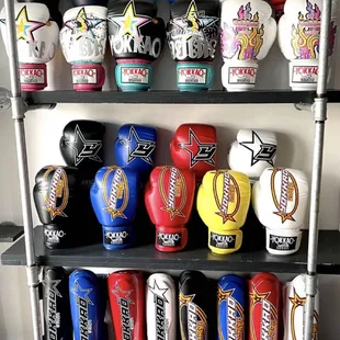 Yokkao Boxing gloves and shinguards