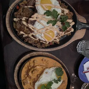 Sunset Pork Hash and Mexicali Biscuits