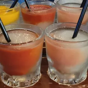 We always enjoy the Margarita Flights!