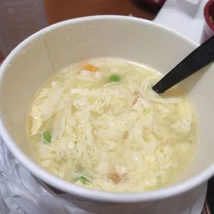 Egg flower soup