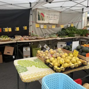 a variety of fruits and vegetables
