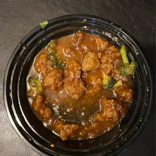 Half of Sesame Chicken inedible. 4/10/23