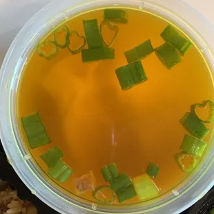 Wonton Soup..why so yellow?