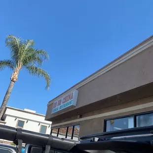Outside