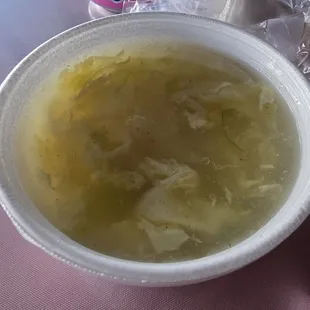 Egg drop soup