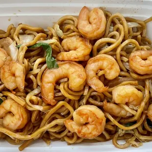 Always hot and simply delicious....Shrimp Lo Mein