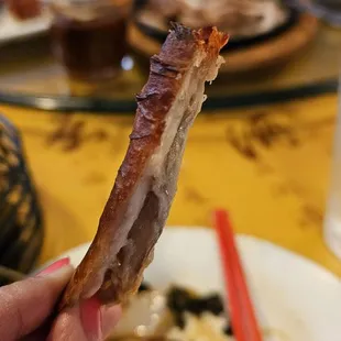 Crispy fried intestine