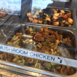 This has one mushroom, so it ought to be called "Celery and Chicken."