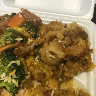 Mushy mushy sesame chicken