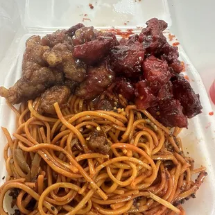 Maybe not the best picture and I have already doctored it up the way I like it but they give you a ton of food