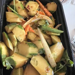 Chinese Spicy Cucumber Salad